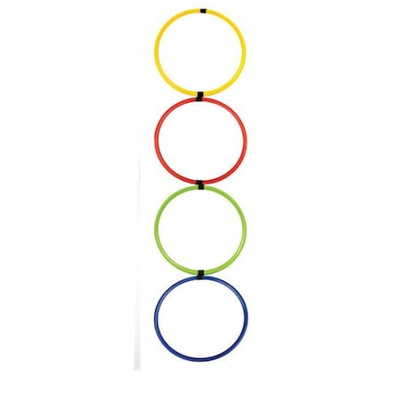 CHAMPION SPORTS Champion Sports HAL12 Hoop Agility Ladder; Multicolor HAL12